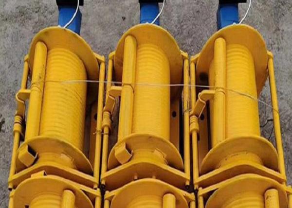 Buy cheap Lebus 10000 Lb Hydraulic Crane Winch Yellow Color With Grooved Drum from wholesalers