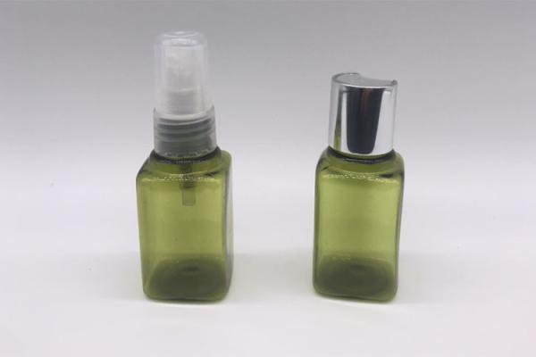 Buy cheap 30ml Square PET Plastic Toner Water Bottle With Cap from wholesalers
