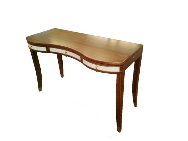 Buy cheap Luxury design 2 tone finish 3-drawer Wooden writing desk for hotel bedroom furniture,hospitality casegoods from wholesalers
