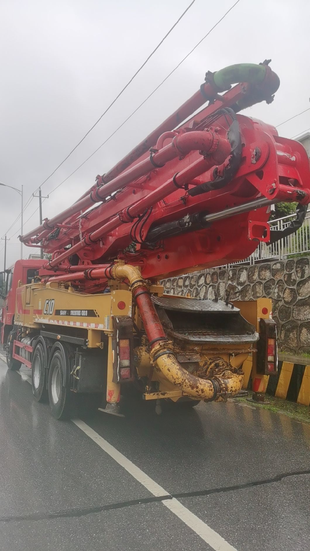 Concrete Mixer Truck Truck Mounted Pump 43m Construction Machinery Concrete Batching Plant
