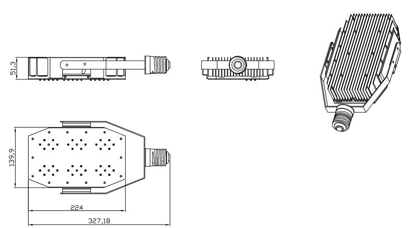 2015 Hottest 120w cree led street light fixture with 5 years warranty