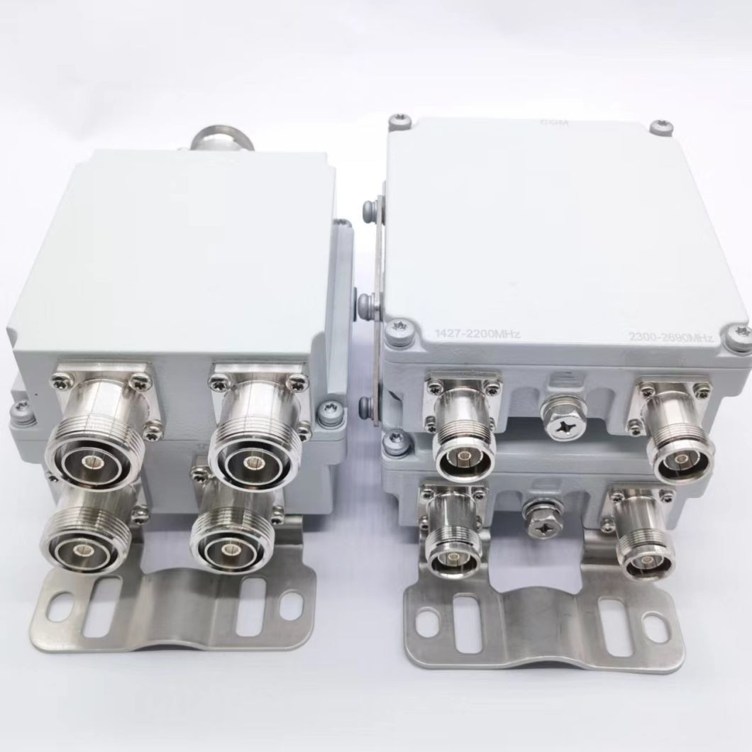 1710-2170MHz 2300-2690MHz Indoor 5g Low Pim RF Duplexer Dual-Band Combiner