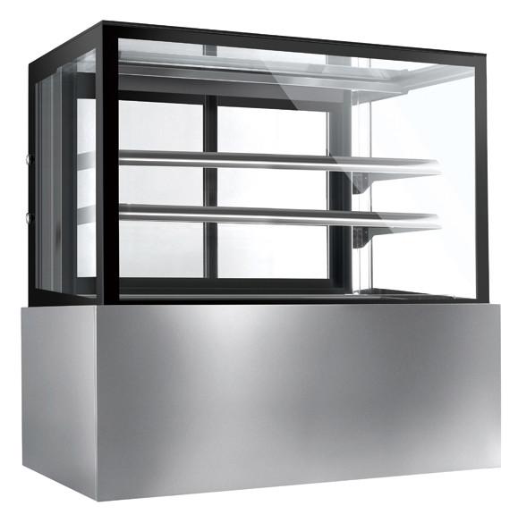 Single Temperature Refrigerated Cake Display Cabinets Excellent Humidity Control