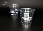Custom Branding Clear Plastic Cups , Pet Plastic Cups Eco Friendly