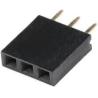 Buy cheap Plastic Height 8.5mm Small Electrical Connectors 2.54mm Single Row Straight Female Header from wholesalers