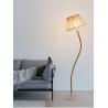 Buy cheap marble bamboo floor lamps living room sofa bedroom standing lamp bedside reading light Nordic fishing lamp from wholesalers