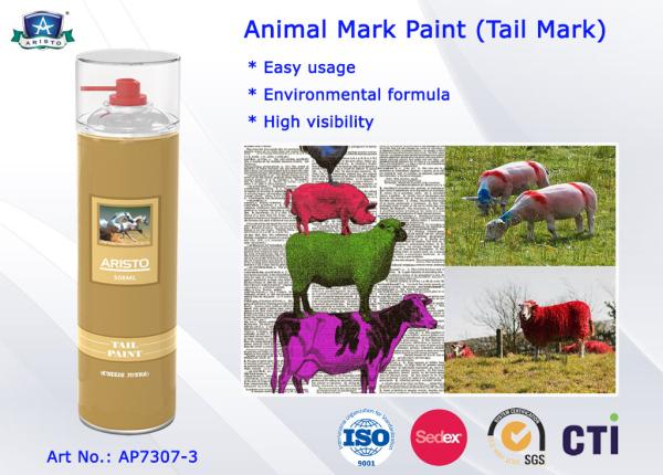 Buy cheap Fast Drying Waterproof Spray Animal Mark Paint for Pig / Sheep / Horse Tail Purple Red Green from wholesalers