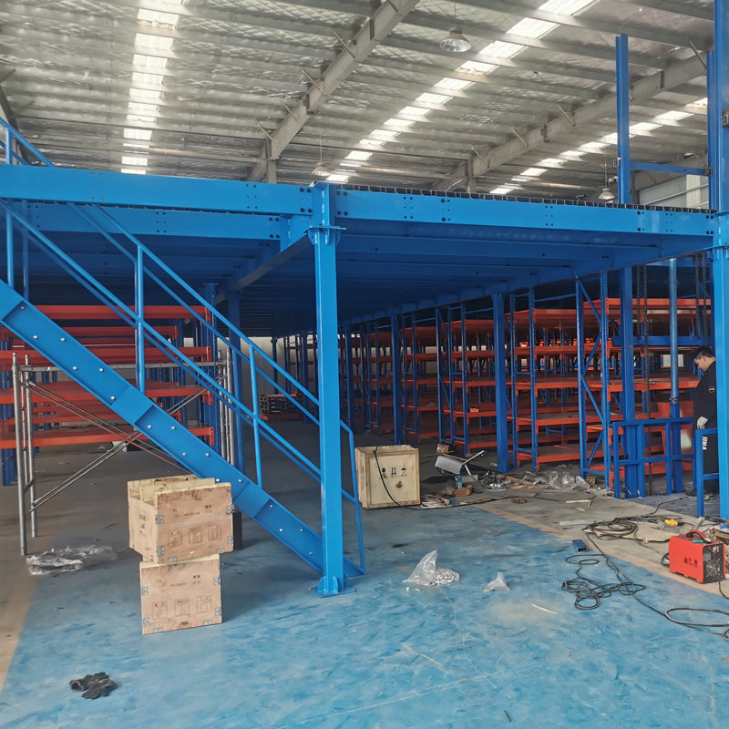 Steel Mezzanine Shelving For 2-3 Layers Of Heavy Duty Storage Solutions