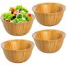 Buy cheap Eco-Friendly 6inch Bamboo Salad Bowl Set For Food Storage Display Mixing Bowls from wholesalers