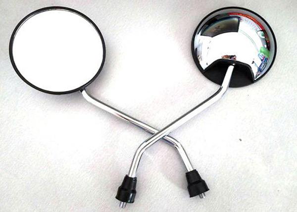 Buy cheap High Durability Round Chrome Motorcycle Mirrors For Suzuki Chopper Motorbike from wholesalers