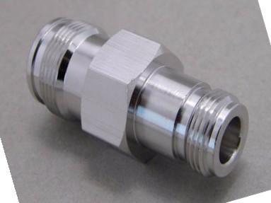 Buy cheap 4.3-10 adapter N adapter 4.3-10 female to N female low price high quality all brass 50ohm from wholesalers