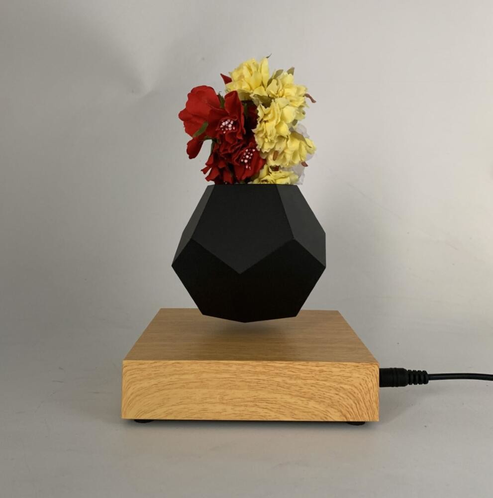 Hot Sale Levitating Air Bonsai Pot Rotation Planters Magnetic floating Flower pot