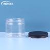 Buy cheap 50ml-500ml Round Plastic PET Jars , Clear Plastic Cosmetic Containers Cream Jar from wholesalers