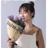 Buy cheap Butterfly Series Flower Wrapping Paper 80g Kraft Paper With Logo from wholesalers