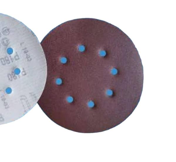 Buy cheap ALL GRIT 125mm Velcro Abrasive Sand Paper 8 Hole For Aluminum from wholesalers