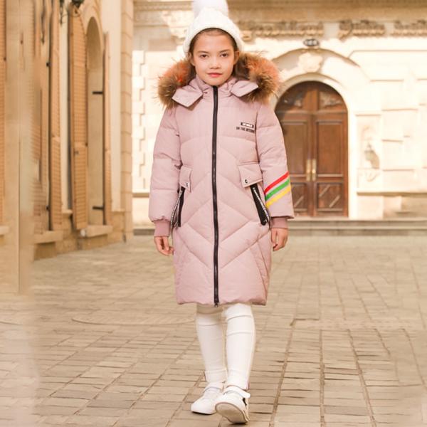 Buy cheap High Quality Kids Clothes New Style Jacket Outdoor Girl Winter Coat Russian High Rock Padded Down Jacket from wholesalers
