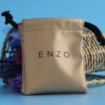 Custom PU Leather Gift Pouch , Travel Drawstring Storage Jewelry Bag Durable