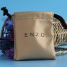 Buy cheap Custom PU Leather Gift Pouch , Travel Drawstring Storage Jewelry Bag Durable from wholesalers