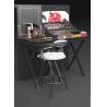 Buy cheap Black Skin Care Cosmetic Shop Furniture , Beautiful Makeup Display Stand For Shopping Mall from wholesalers