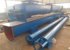 China Metallurgy Inclined Screw Auger Conveyor 2.2kw 108mm Variable Pitch on sale