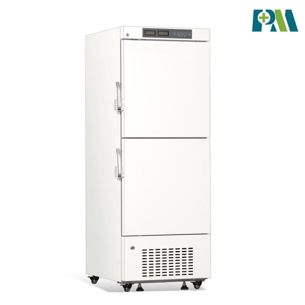 Minus 40 Degrees 358L Sprayed steel Upright Medical Deep Freezer with Two