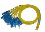 24 Fiber Breakout Optical Fiber Patch Cord PVC Jacket , Universal Fiber Optic