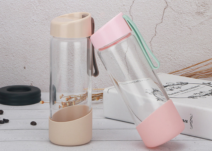 Custom Sports Empty Glass Jars Silicone Material Sleeve Eco - Friendly