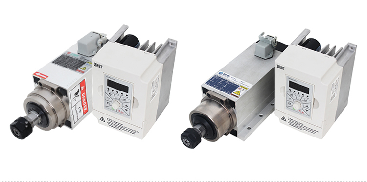 Inverter Drive GDZ-93x82-1.5 18000rpm Square Air Cooled Spindle Motor with ER20 Collect