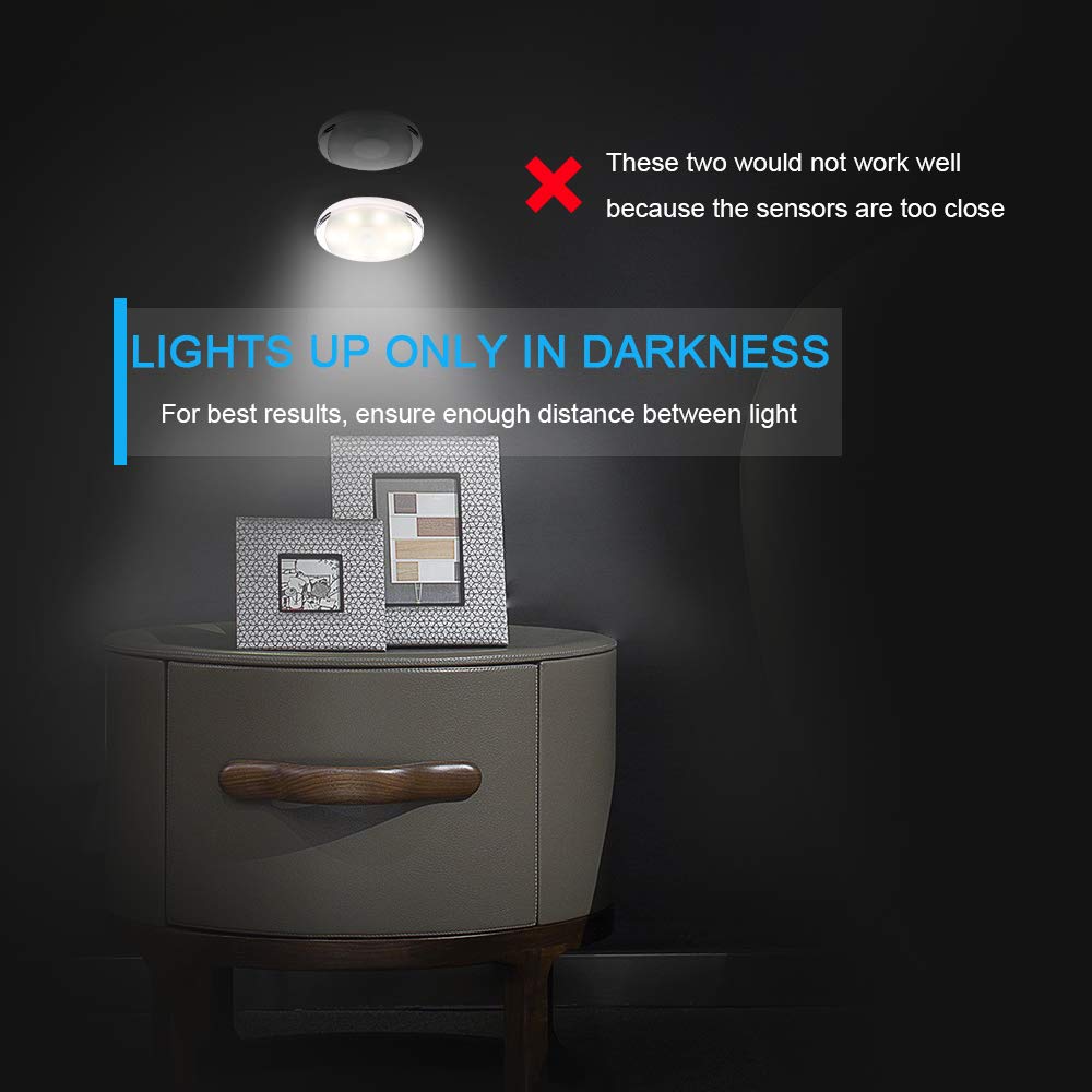 4.5v 0.5w 10ft Distance Battery Operated Motion Sensor Light Wall Mounted