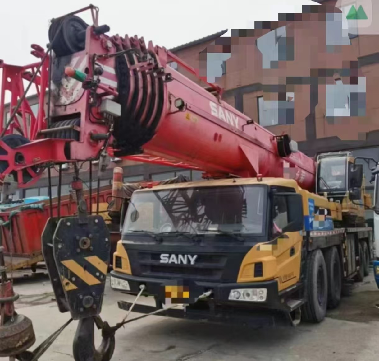 Sy Hot Selling Model Mobile Crane 80 Tons With 4 Shafts And Maximum Lifting Height 40m