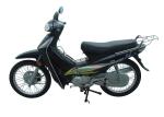 Black 90cc 110cc Cub Motorcycle Automatic Clutch Engine Front Disc Rear Drum
