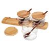 Buy cheap Multifunction Bamboo Wooden Sauce Holder , Restaurant Table Condiment Holders from wholesalers