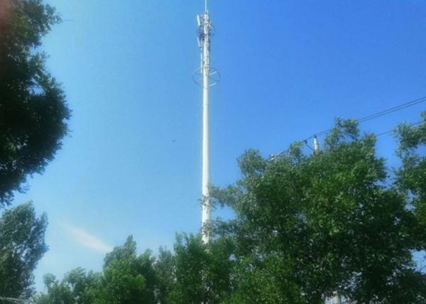 Buy cheap Galvanized Self Supporting ASTM A36 Mobile Cell Tower from wholesalers