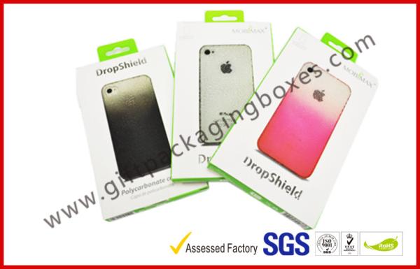 Unique Card Board Packaging With Customized Logo, Mobile Phone Case Paper