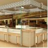 Buy cheap 10mm Tempered Glass Watch Display Showcase 950*650mm Wooden Bracelet Display from wholesalers