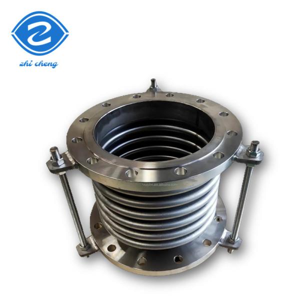 304 316 Vacuum Tie Dn50 100 200 Metallic Rubber Bellow Flange Type Metal Bellows