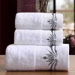 Buy cheap Soft Touch Hotel Towel Set Hotel Collection Cotton Towels Non Abrasive Antibacterial from wholesalers