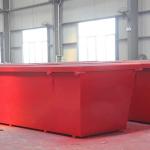 OEM Waste Management Metal Skip Heavy Duty Outdoor Waste Bin For Recycling