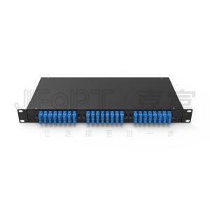 Buy cheap 1U Fixed Patch Panel Capacity 12/24/48 Fiber Rack Mount Patch Panel Optonal LC/SC/FC/ST Adapters product