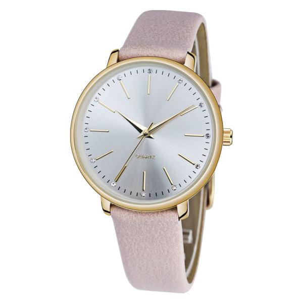 Buy cheap PU leather Quartz Battery Wristwatches OEM Available 36mm Diameter from wholesalers