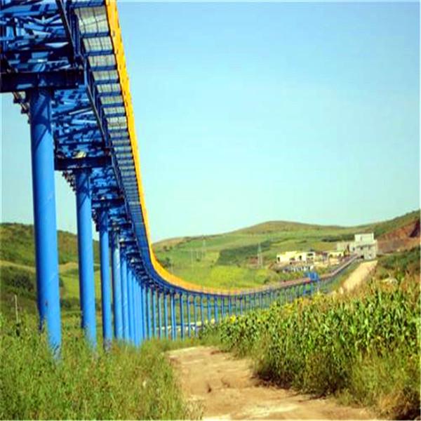 Buy cheap Long Distance Curved Belt Conveyor System For Bulk Material Conveying from wholesalers