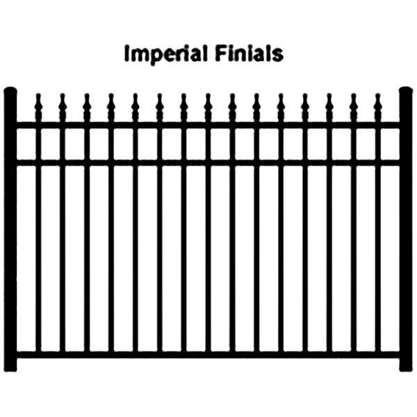 Galvanized 6ftx8ft Anti Rust Security Steel Metal Wrought Iron Fence