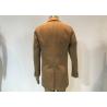 Buy cheap Camel Long Mens Medium Trench Coat Wool Winter Coat With Lapel Collar from wholesalers