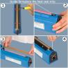 Buy cheap Thermal Heat Bag Sealer For Commercial Driven By Electric Plastic Impulse Heat Sealer from wholesalers