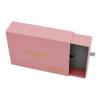 Buy cheap Leatherette Cosmetic Gift Box Packaging 400gsm Paper Drawer Rigid Pink Match Box Push Pull from wholesalers