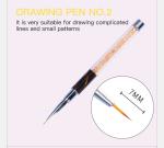 Multifunctional Nylon Hair Beauty Nail Brush Eye Magnet Acrylic Nail Brush