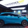 Buy cheap Customizable Color Wrap Film Crystal Miami Blue PET Vinyl Wrap Recyclable Anti UV from wholesalers
