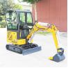 Buy cheap 2.5ton Mini Hydraulic Excavator Retractable Shoes Mini Digging Machine from wholesalers