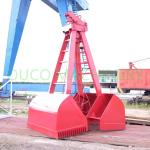 Coal Lifting Bulk Handling 5 Cubic Clamshell Grab Bucket