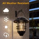 Solar Lantern Outdoor Lights, Hanging Wireless Waterproof Lantern Lights with